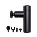 Foreign trade cross-border portable mute aluminum alloy massage gun fascia grab Shenzhen factory hot sale mini mini fascia gun - Image 5