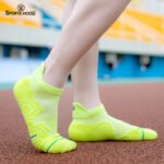 House Sports Home  Summer Thin Breathable Running Socks Professional Towel Bottom Sports Socks