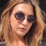 Small frame oval retro sunglassesEuropean and American ins Internet celebrities with the same sunglasses, high-end catwalk sunglasses, personality - Image 4