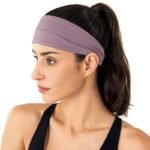 Ningbo Dashu Sports Hairband Women's Anti-perspirant Head Wearing Sweat-absorbing Headscarf Men's Yoga Running Fitness Wide Beam Hair