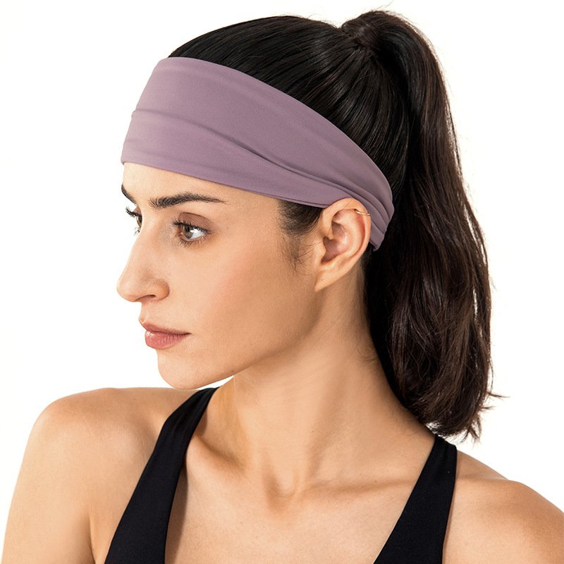 O1CN01KebxTz1PFTyXnFI5L_2843791811-0-cib-1.jpg Ningbo Dashu Sports Hairband Women's Anti-perspirant Head Wearing Sweat-absorbing Headscarf Men's Yoga Running Fitness Wide Beam Hair - Image 1