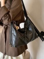 Premium retro large-capacity backpack bag women's fall/winter 2024 new multipurpose shoulder crossbody bag tote bag - Image 3