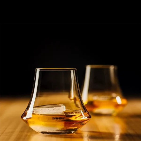 Chamvin Lead Free Crystal Vintage Whiskey Glasses