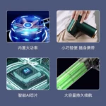 Professional-grade fascia gun men and women fitness muscle relaxation electric massager mini rechargeable neck membrane gun muscle membrane gun - Image 4