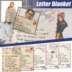 New cross-border ins printing flannel thick blanket envelope fleece blanket shawl blanket nap single autumn and winter cover blanket
