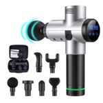 Cross-border 2022 new transmembrane grab Schneider home fascia gun deep LCD six-head hit massage fascia grab