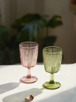 Siyue Retro Glass Goblet Household Net Red Ins Style High-value Red Wine Glass Upside Down Personal Dedicated Niche - Image 3