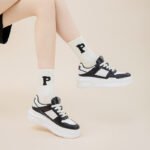 Genuine leather skate shoes women's 2023 spring new air cushion thick bottom casual single shoes design sense student white shoes women's wholesale - Image 2