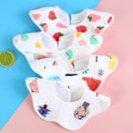 Cotton saliva towel baby baby bib bib cotton newborn waterproof meal baby supplies factory wholesale - Image 4
