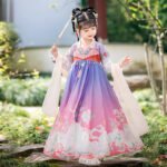 Girls' Hanfu elegant dress - Image 4