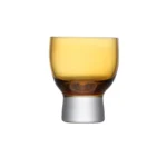 Amber old time/medieval Japanese glass sake cup smelling incense cup white wine cup wood masonry small wine cup - Image 5