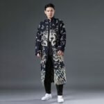Improved Hanfu double-layer dragon trench coat - Image 2