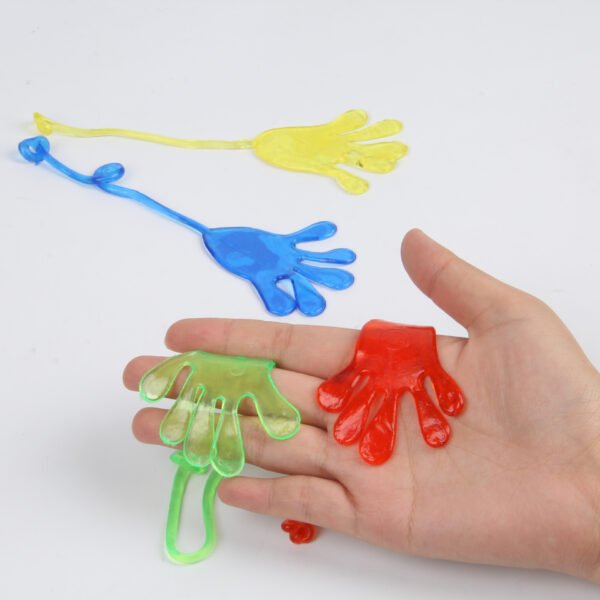 80 nostalgic toys creative trick climbing wall to vent small hand trp soft rubber elastic small sticky hand telescopic sticky palm