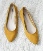 Special! Japanese pointed toe shallow mouth flat bottom commuter shoes OL temperament elegant Korean lady shoes single shoes female rose red - Image 3