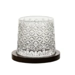 Zetten's Nordic Creative Rotating Whiskey Glass Diamond Stripe Personality Glass Wine Glass Wine Beer Decompression Cup - Image 5