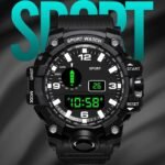 Hot Selling Wholesale Amazon Explosive Multifunctional Outdoor Men's Electronic Watch Male and Female Students Running Sports Watch - Image 2