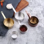 Stainless steel seasoning dish small dish flavor dipping sauce Japanese ceramic cooking dipping sauce sauce cup steak sauce dish with handle - Image 3