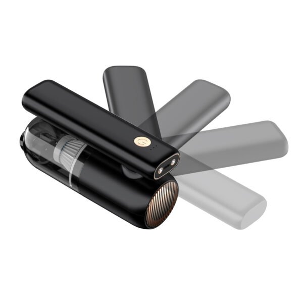 New wireless vacuum cleaner handheld car home dual-use portable 180-degree folding car vacuum cleaner cross-border LED lighting