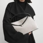 Niche TOTEMET word bag handbag linen with leather versatile women's bag crossbody bag women's large capacity bag cross-border