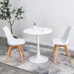 Nordic simple business negotiation reception table and chair combination sales office meeting with customers to talk about a single table net red milk tea shop small round table