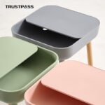 Manufacturers simple ins net red combination coffee table square small apartment Nordic household plastic living room round table short side table - Image 4