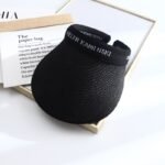 2022 new children's hats wholesale summer Korean empty top hats boys and girls sun protection sun hats straw hats - Image 3