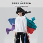 Hoodless short-sleeved sweatshirt men's trendy ins trendy brand couple men's jacket men's top loose crew neck white T-shirt - Image 2