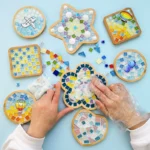 New mosaic diy mug coaster material package parent-child creative kindergarten small gift educational toys homemade