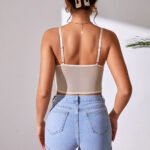 Cross-border foreign trade women's new niche design exquisite embroidery flower tie European and American style small vest 10299 - Image 3