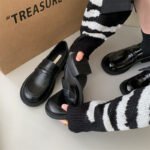 Basic model ~ so comfortable! Black British style retro small leather shoes female soft leather student Japanese jk single shoes - Image 4