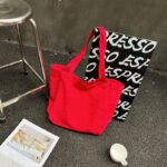 Muye Leather Goods 2022 Summer Fashion New Solid Color Washed Canvas Bag Large Capacity Ladies One Shoulder Canvas Bag - Image 3