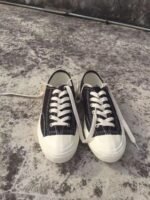 Japanese vulcanized canvas shoes women's Korean version of the moon all-match basic white shoes students flat shoes star women's trendy shoes - Image 3