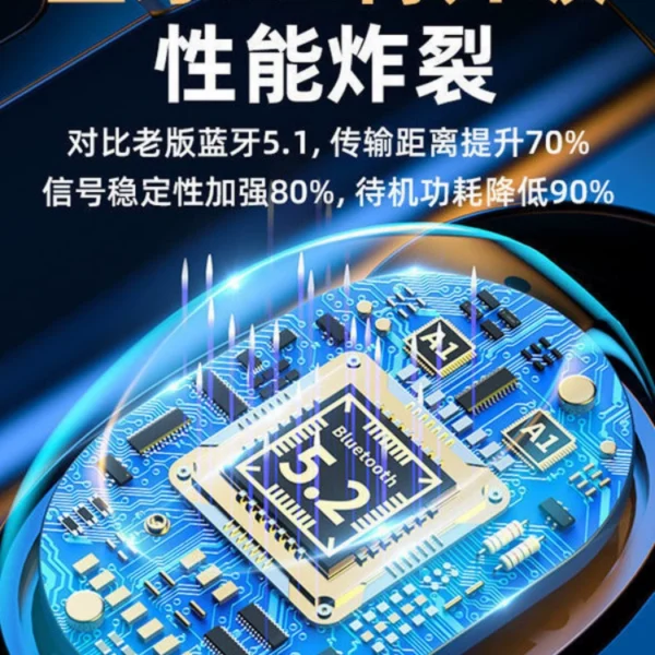 2022 new true wireless Bluetooth headset in-ear long battery life male and female models Apple vivo Huawei general purpose