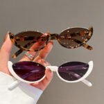 Cross-border new cat-eye sunglasses, European and American fashion Internet celebrities, the same INS glasses, simple and avant-garde sunglasses, mixed wholesale