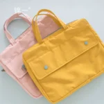 Double concealed hand-carrying document bag A4 document bag student portable learning office information bag multi-layer primary school student tuition bag tuition bag handbag briefcase ipad bag document bag zipper bag - Image 3