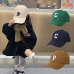 Children's hats spring and autumn boys' peaked caps girls sun hats sunscreen trendy Korean fashion baby baseball caps