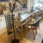 Simple special offer Japanese-style manicure table and chair set Internet celebrity single double-person three-person manicure table simple double-layer manicure table - Image 4