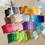 color socks candy color women's spring and autumn cotton socks pile socks solid color dance socks ins tide sports women's socks mid socks - Image 3