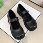 Black basic small leather shoes women's summer 2022 new Japanese students with skirts all-match round toe chunky heel patent leather single shoes trendy - Image 6