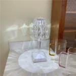 *Pretty little aunt* ins simple diamond table lamp bedroom bedside decoration crystal night light photo atmosphere - Image 2