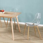 Restaurant Transparent Chair Nordic Plastic Acrylic Dining Chair Eames Crystal Chair Dessert Milk Tea Shop Chair Wholesale - Image 4