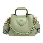 Summer 2023 New Fashion Women's Bag One Shoulder Simple Commuter Bag Chain Decoration Handbag Texture Crossbody Bag - Image 5