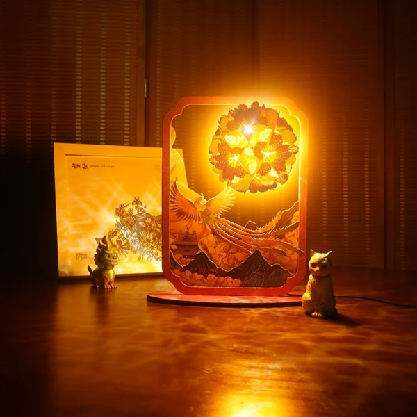 The new Forbidden City has Fenglaiyi paper carving lamp DIY handmade gift couple classmate boyfriend teacher's day birthday