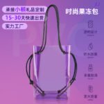Summer transparent PVC jelly bag beach bag tide bucket shoulder bag large capacity women's fashion multifunctional backpack - Image 2
