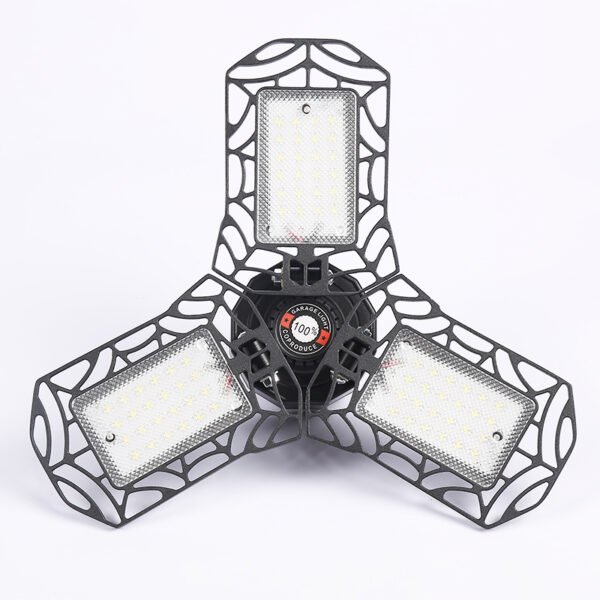 LED garage light three-leaf foldable plastic deformation high bay light foldable deformation home ceiling lamp customization