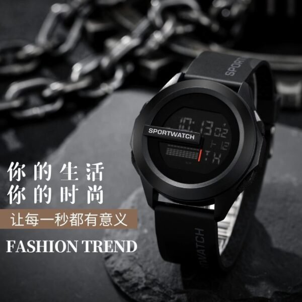 Cross-border waterproof watches, high-value technology, male and female students, sports, digital luminous LED electronic watches