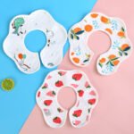 Cotton saliva towel baby baby bib bib cotton newborn waterproof meal baby supplies factory wholesale - Image 2