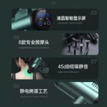Fascia gun cross-border manufacturer muscle relaxation electric vibration cross-border massage gun mini intelligent variable speed fascia gun - Image 2