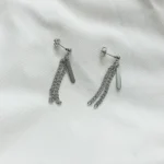 Street chain ring earrings - Image 3