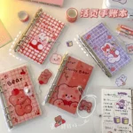 Z cute cartoon girl heart loose-leaf handbook set detachable notebook notepad high-value diary - Image 2